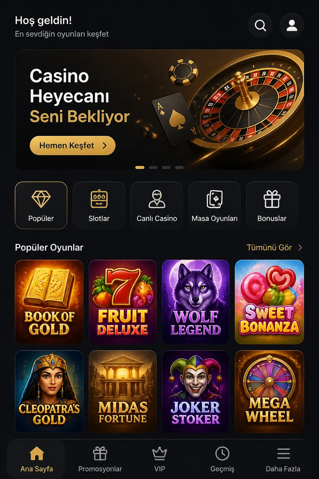 JoinBet Casino screen 1